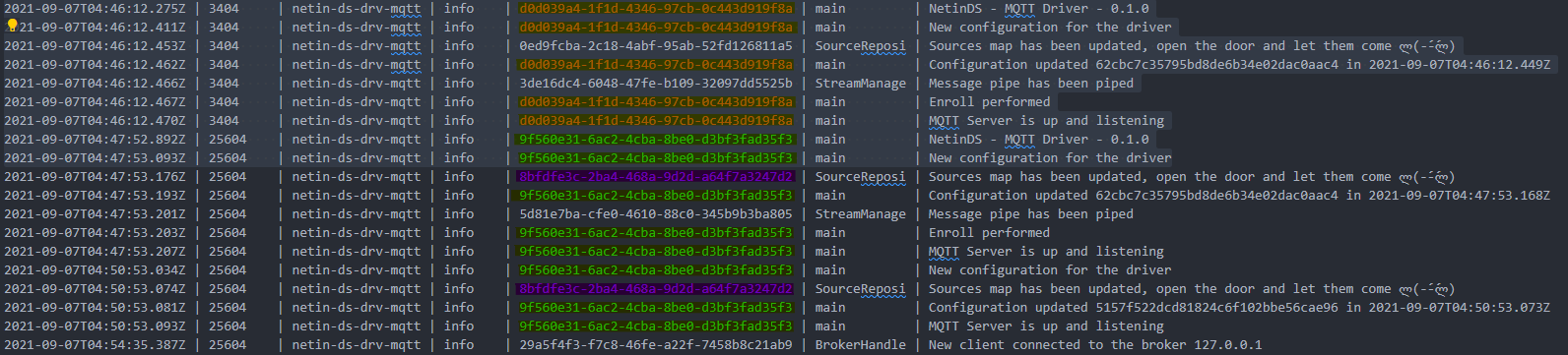 Logging example